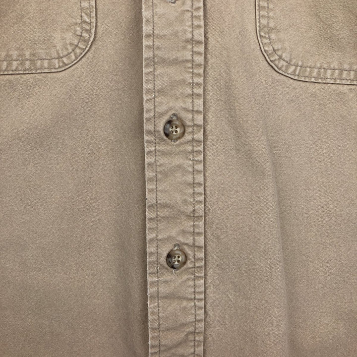 Carhartt button-down short-sleeve work shirt, men's size L unclear Beige type Vintage Second Hand