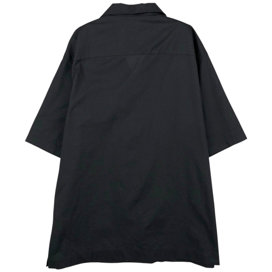 CUBAVERA Short Sleeve Open Collar Mexican Shirt Cuban Shirt Box Shirt Men's XL Size polyester black type Vintage Second Hand