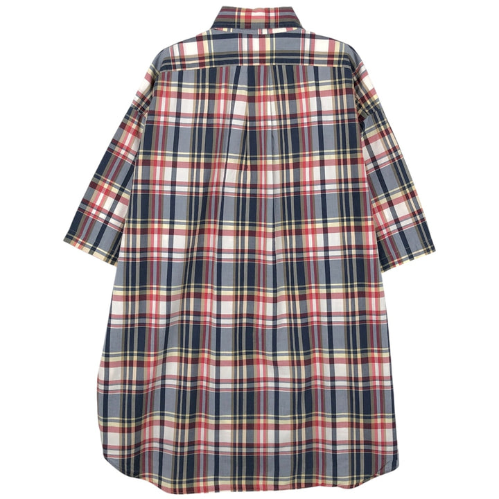 Ralph Lauren BLAKE Madras Check Short Sleeve Button Down Check Shirt Men's XL cotton red type Vintage Second Hand
