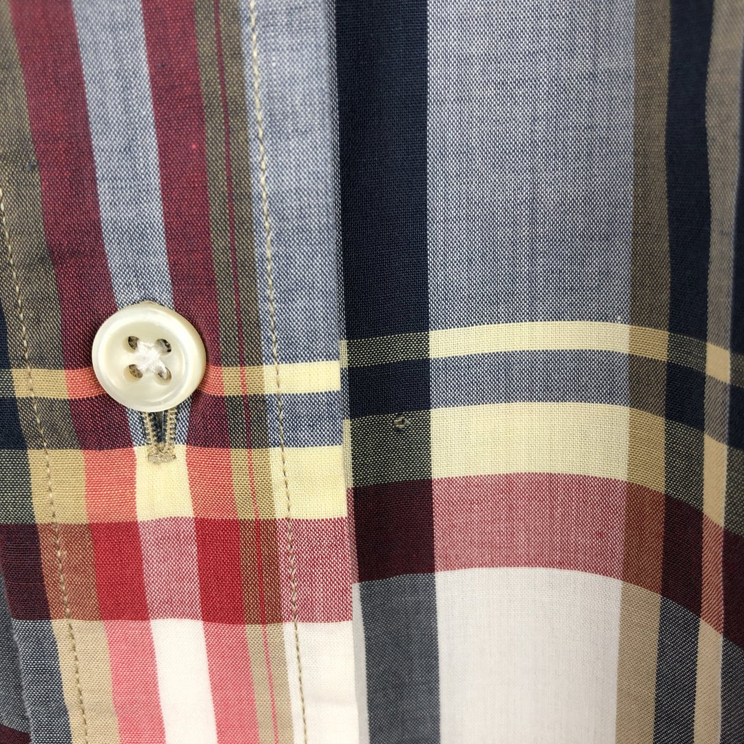 Ralph Lauren BLAKE Madras Check Short Sleeve Button Down Check Shirt Men's XL cotton red type Vintage Second Hand