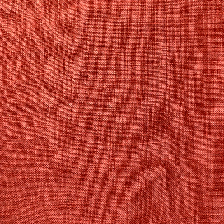 BRUNO Short-Sleeve Open-Collar Linen Shirt, Boxy Shirt, Men's Size XL (approx.) linen red type Vintage Second Hand