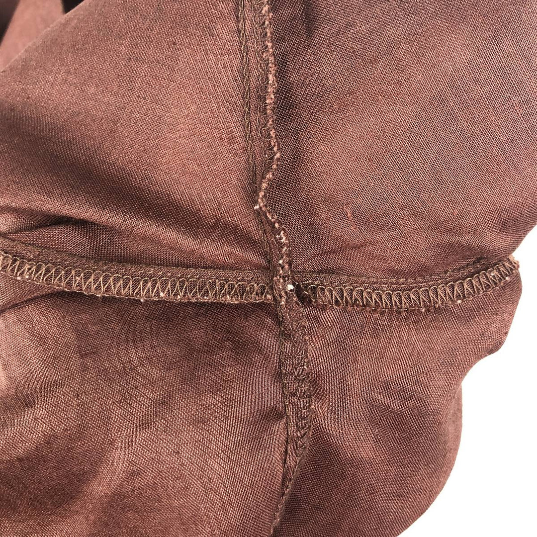 NEW GEN Short-Sleeve Open Collar Shirt, Boxy Shirt, Men's Size M (approx.) unclear chocolate Vintage Second Hand