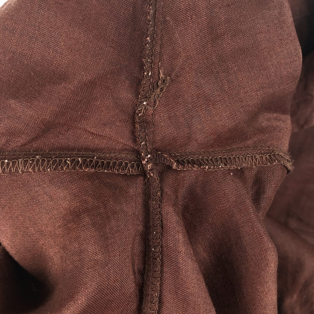 NEW GEN Short-Sleeve Open Collar Shirt, Boxy Shirt, Men's Size M (approx.) unclear chocolate Vintage Second Hand