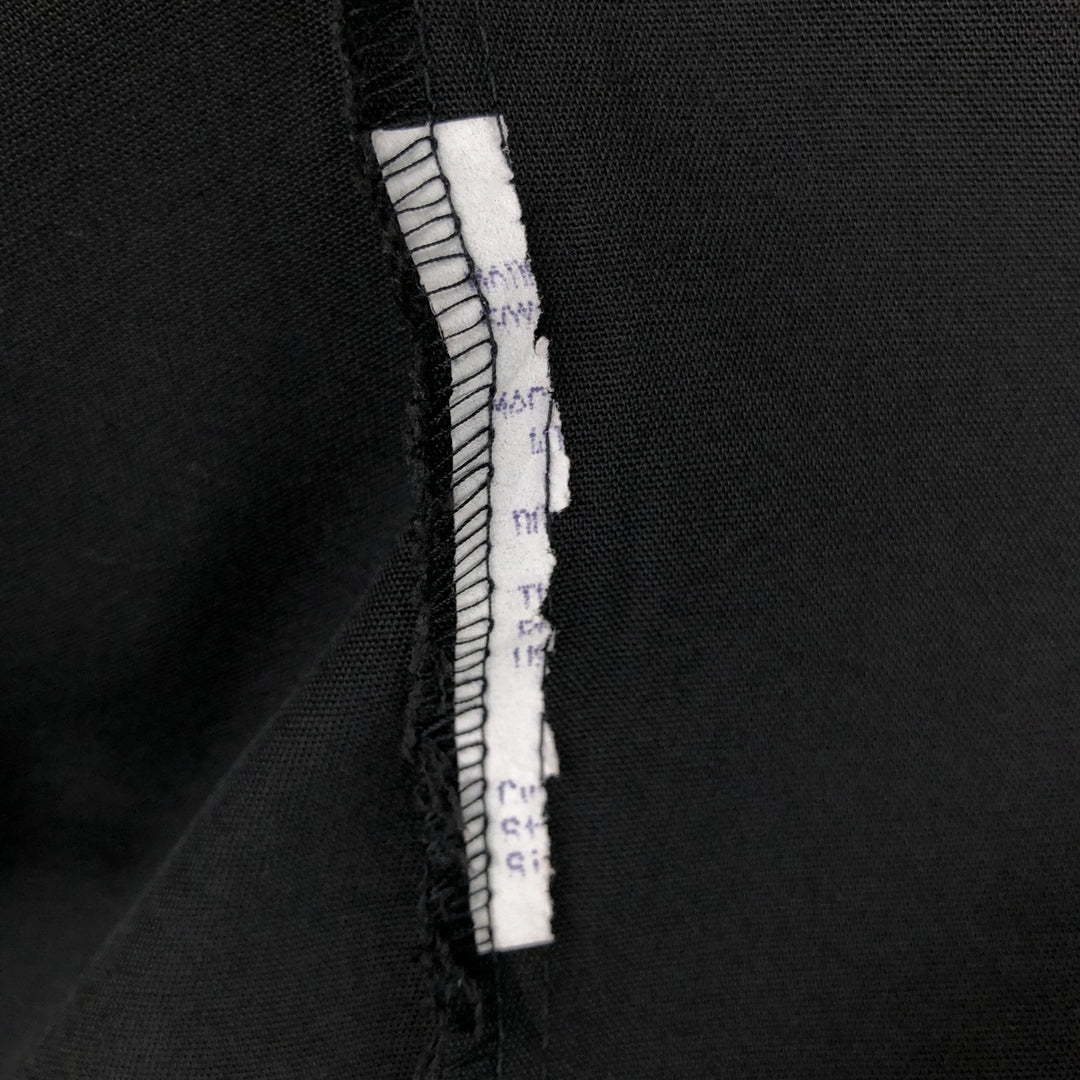 90'S FLIP Open Collar Short Sleeve Two-Tone Shirt, Boxy Shirt, Made in USA, Men's Size L (Equivalent), Vintage unclear black type Vintage Second Hand