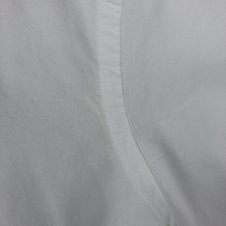 Ralph Lauren CLASSIC FIT RL UNTUCKED FIT Short-Sleeve Button-Down Shirt, Men's Size XL (approx.) cotton white type Vintage Second Hand