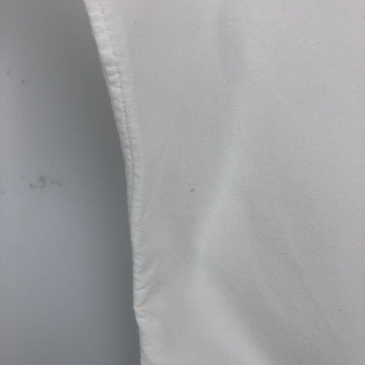 Ralph Lauren CLASSIC FIT RL UNTUCKED FIT Short-Sleeve Button-Down Shirt, Men's Size XL (approx.) cotton white type Vintage Second Hand