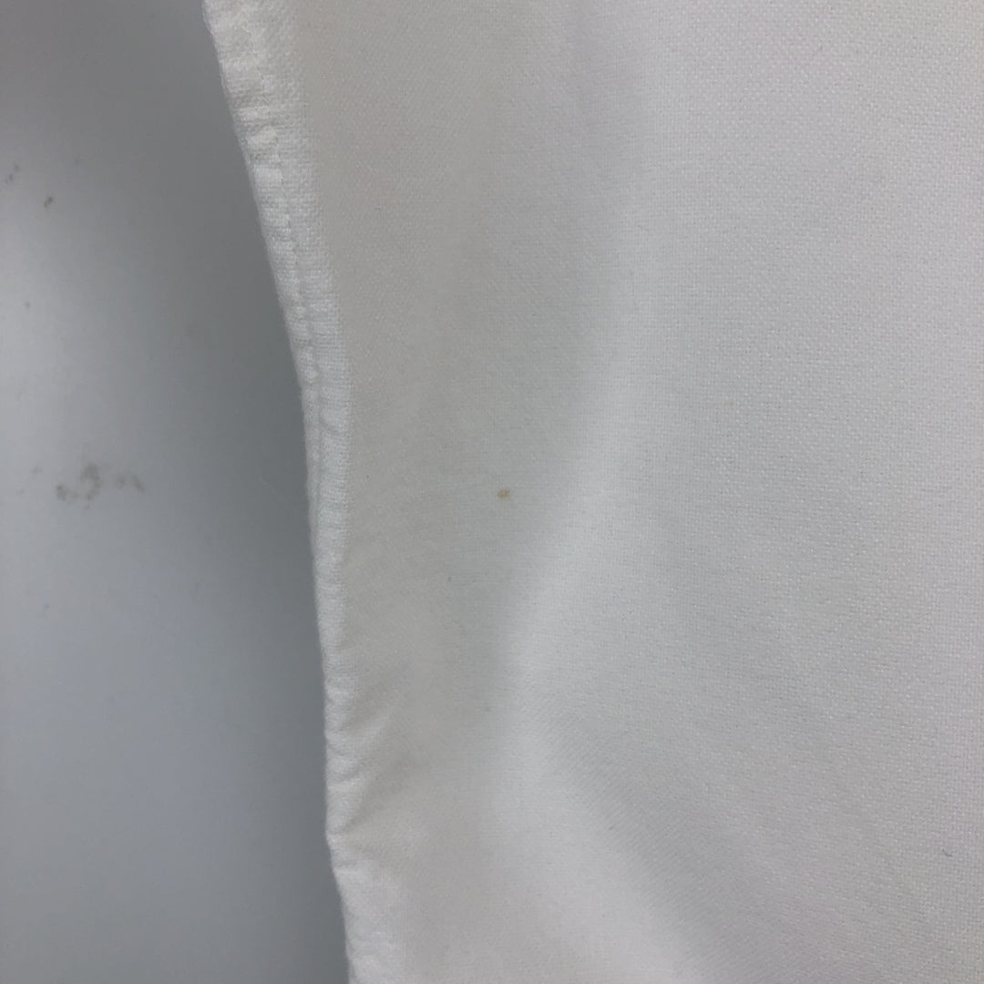 Ralph Lauren CLASSIC FIT RL UNTUCKED FIT Short-Sleeve Button-Down Shirt, Men's Size XL (approx.) cotton white type Vintage Second Hand