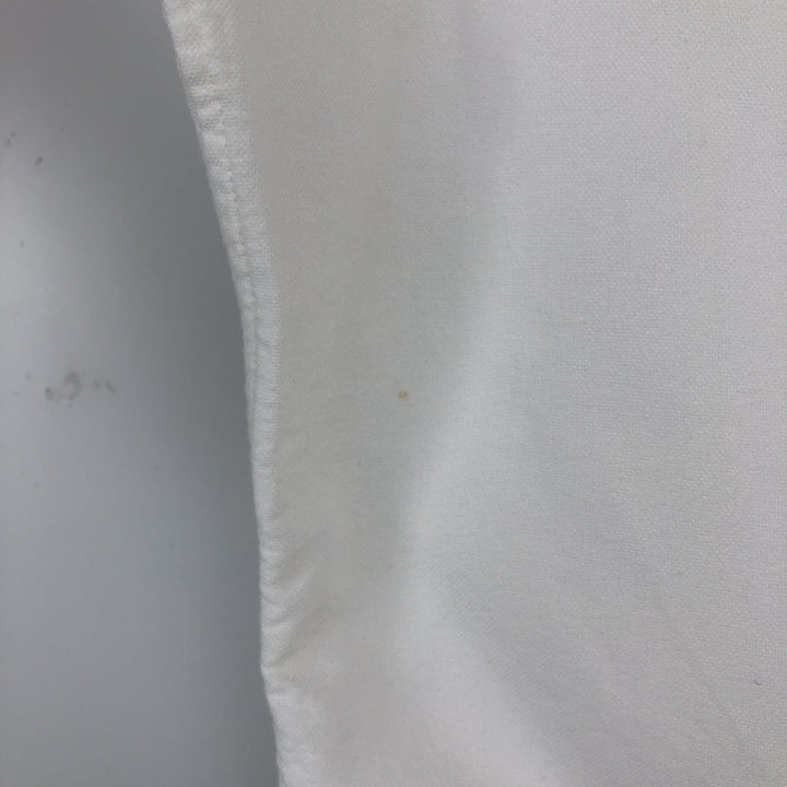 Ralph Lauren CLASSIC FIT RL UNTUCKED FIT Short-Sleeve Button-Down Shirt, Men's Size XL (approx.) cotton white type Vintage Second Hand
