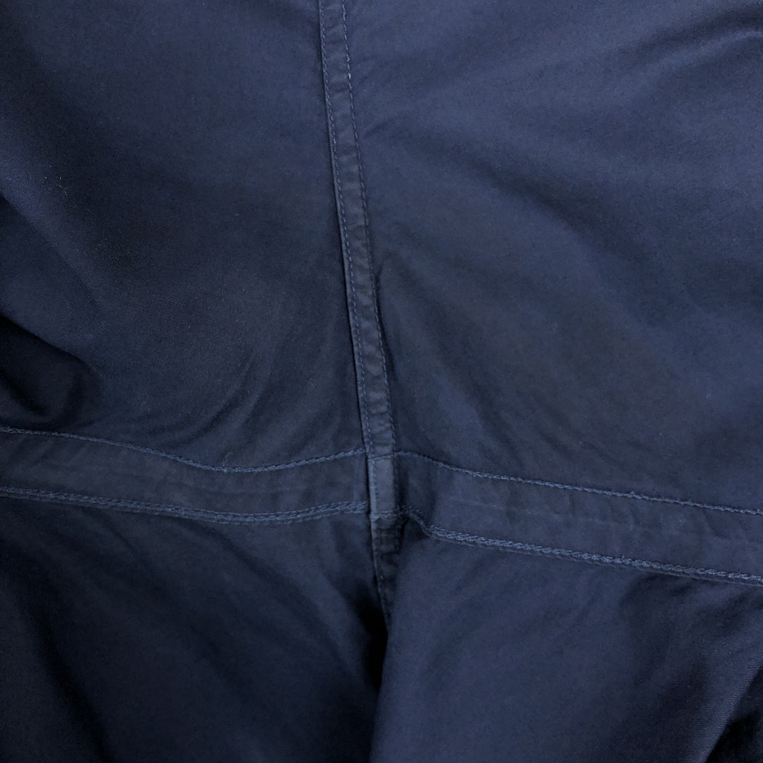 Ralph Lauren POLO by Ralph Lauren short sleeve cotton shirt, men's XL size cotton navy blue type Vintage Second Hand