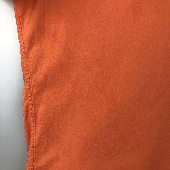 Ralph Lauren POLO by Ralph Lauren Short-Sleeve Cotton Shirt, Men's Size L (approx.) cotton orange type Vintage Second Hand