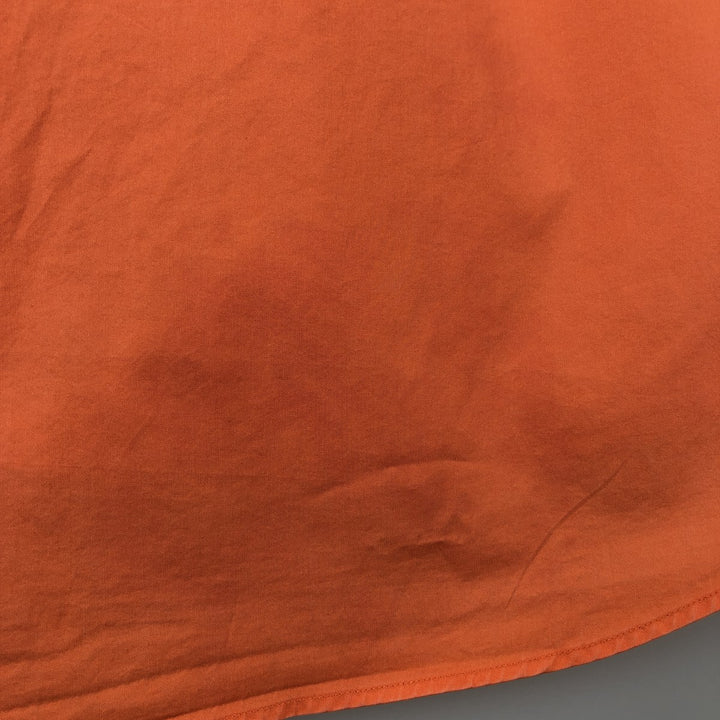 Ralph Lauren POLO by Ralph Lauren Short-Sleeve Cotton Shirt, Men's Size L (approx.) cotton orange type Vintage Second Hand