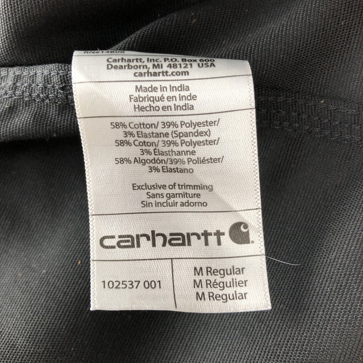 Carhartt Relaxed Fit Button-down Short Sleeve Work Shirt, Men's Medium cotton black type Vintage Second Hand