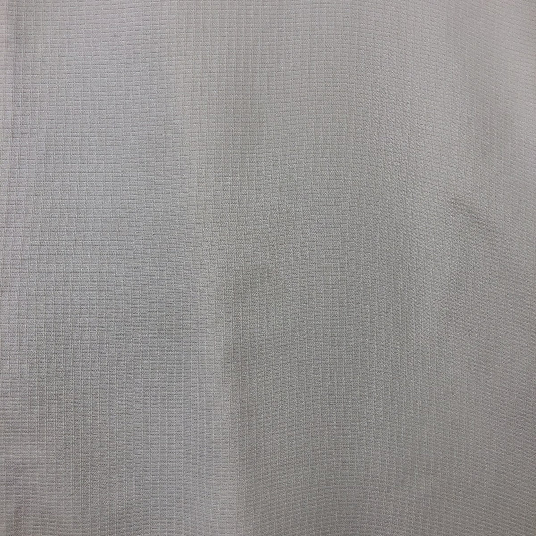 Perry Ellis PERRY ELLIS Short Sleeve Open Collar Silk Shirt Box Shirt Men's M silk ivory Vintage Second Hand