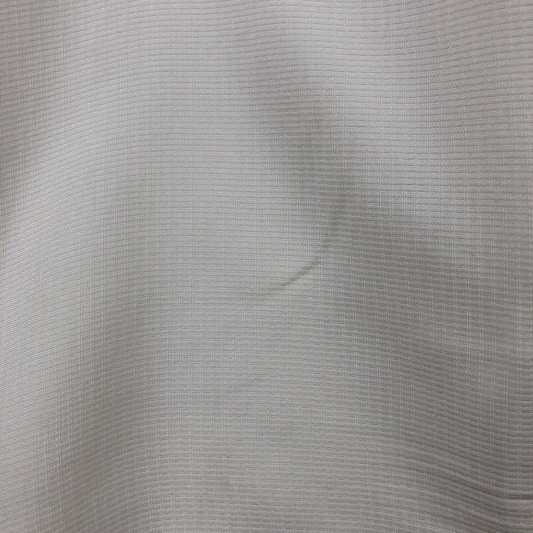 Perry Ellis PERRY ELLIS Short Sleeve Open Collar Silk Shirt Box Shirt Men's M silk ivory Vintage Second Hand