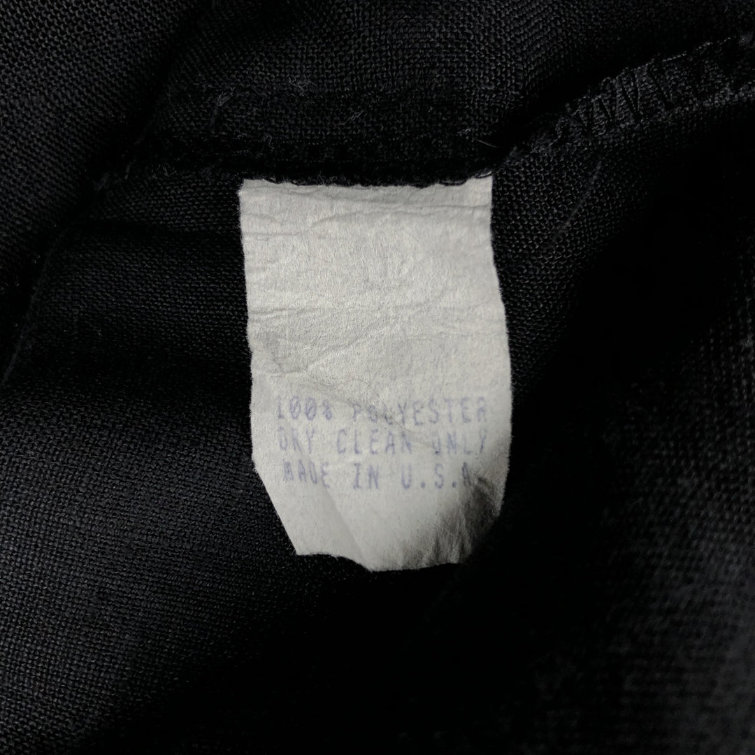 ATLANTIC CONNECTION Short-Sleeve Open-Collar Shirt, Boxy Shirt, Men's Size XL (approx.) unclear black type Vintage Second Hand