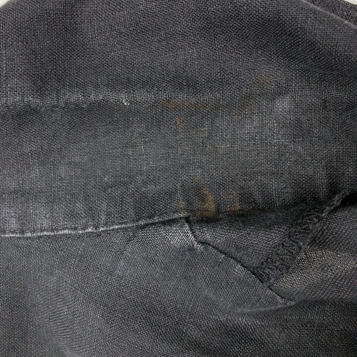 ATLANTIC CONNECTION Short-Sleeve Open-Collar Shirt, Boxy Shirt, Men's Size XL (approx.) unclear black type Vintage Second Hand