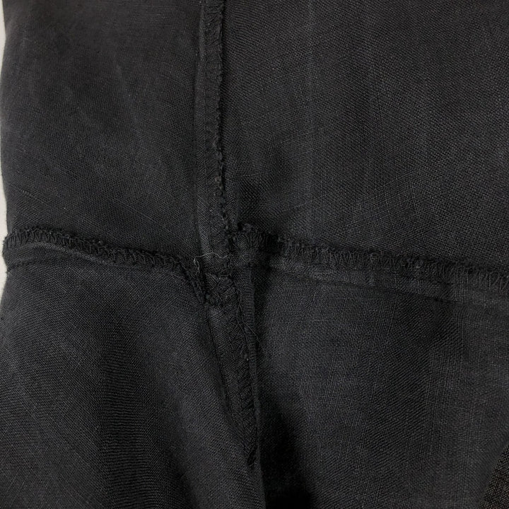 ATLANTIC CONNECTION Short-Sleeve Open-Collar Shirt, Boxy Shirt, Men's Size XL (approx.) unclear black type Vintage Second Hand