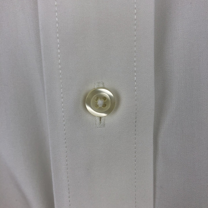 Brooks Brothers Est.1818 short sleeve button-down shirt, men's size L cotton white type Vintage Second Hand