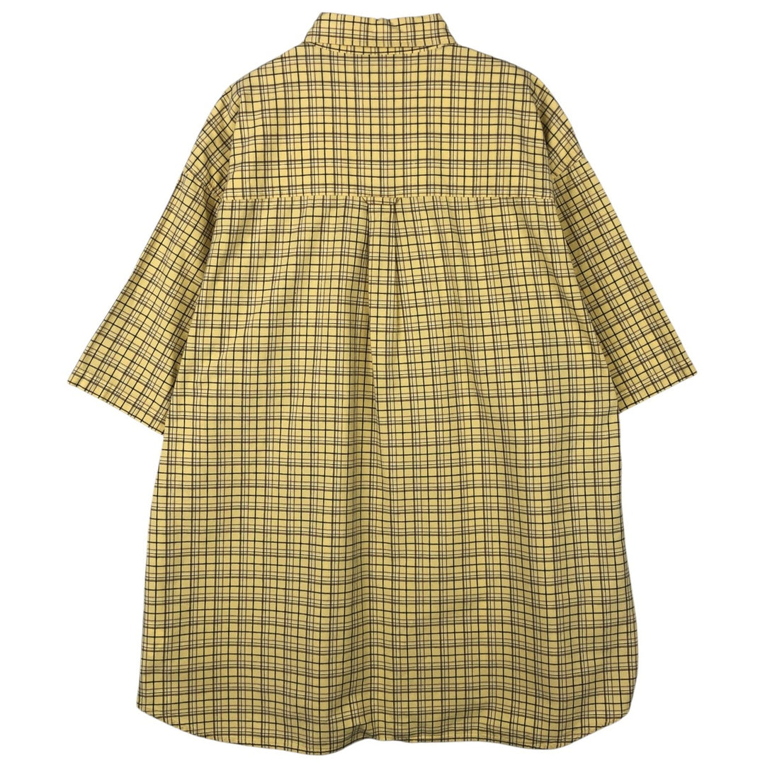 90s-00'S Columbia Short-Sleeve Button-Down Check Shirt, Men's XXL (approx.), Vintage cotton yellow type Vintage Second Hand