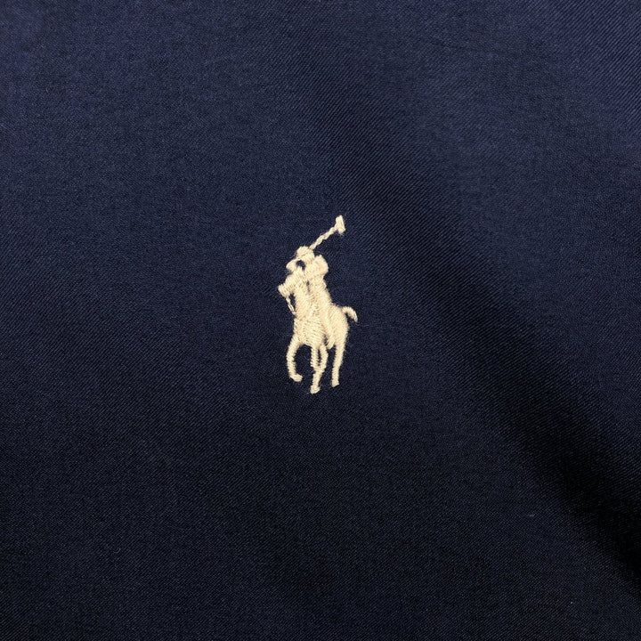 Ralph Lauren POLO RALPH LAUREN Swing Top Sports Jacket Men's M polyester navy blue type Vintage Second Hand
