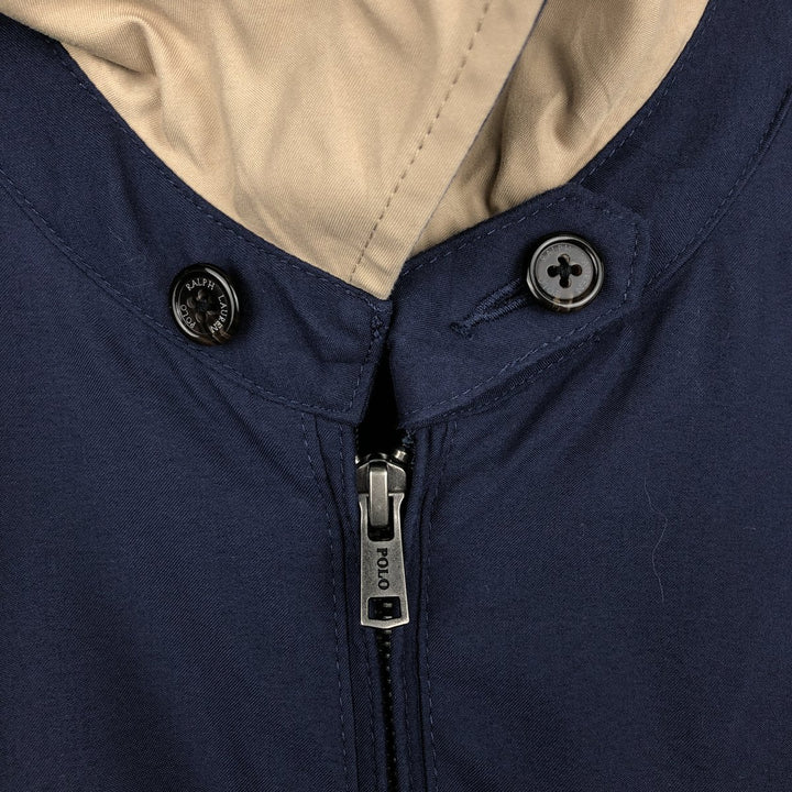 Ralph Lauren POLO RALPH LAUREN Swing Top Sports Jacket Men's M polyester navy blue type Vintage Second Hand
