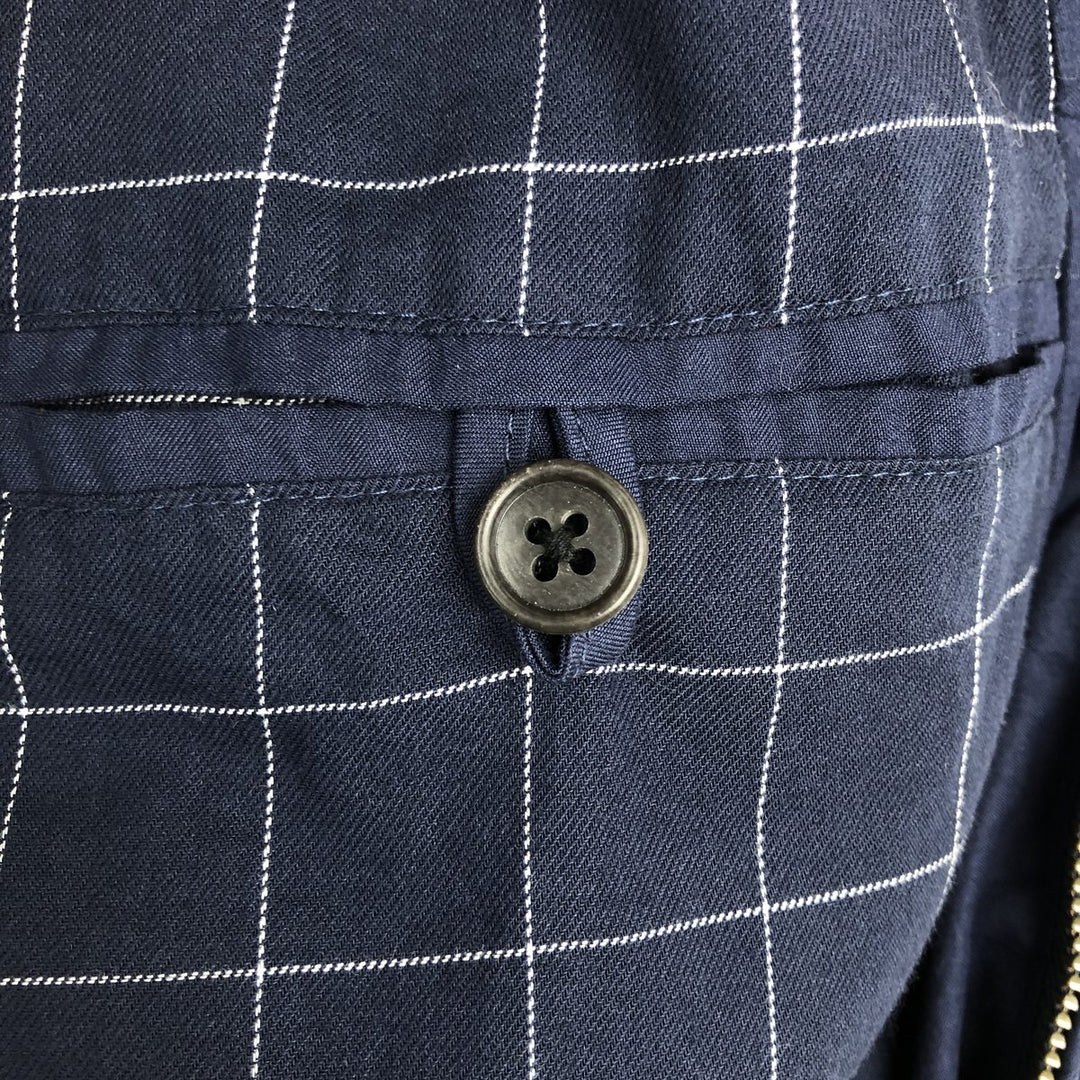 Ralph Lauren POLO RALPH LAUREN Swing Top Sports Jacket Men's M polyester navy blue type Vintage Second Hand