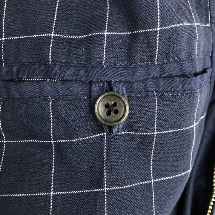 Ralph Lauren POLO RALPH LAUREN Swing Top Sports Jacket Men's M polyester navy blue type Vintage Second Hand