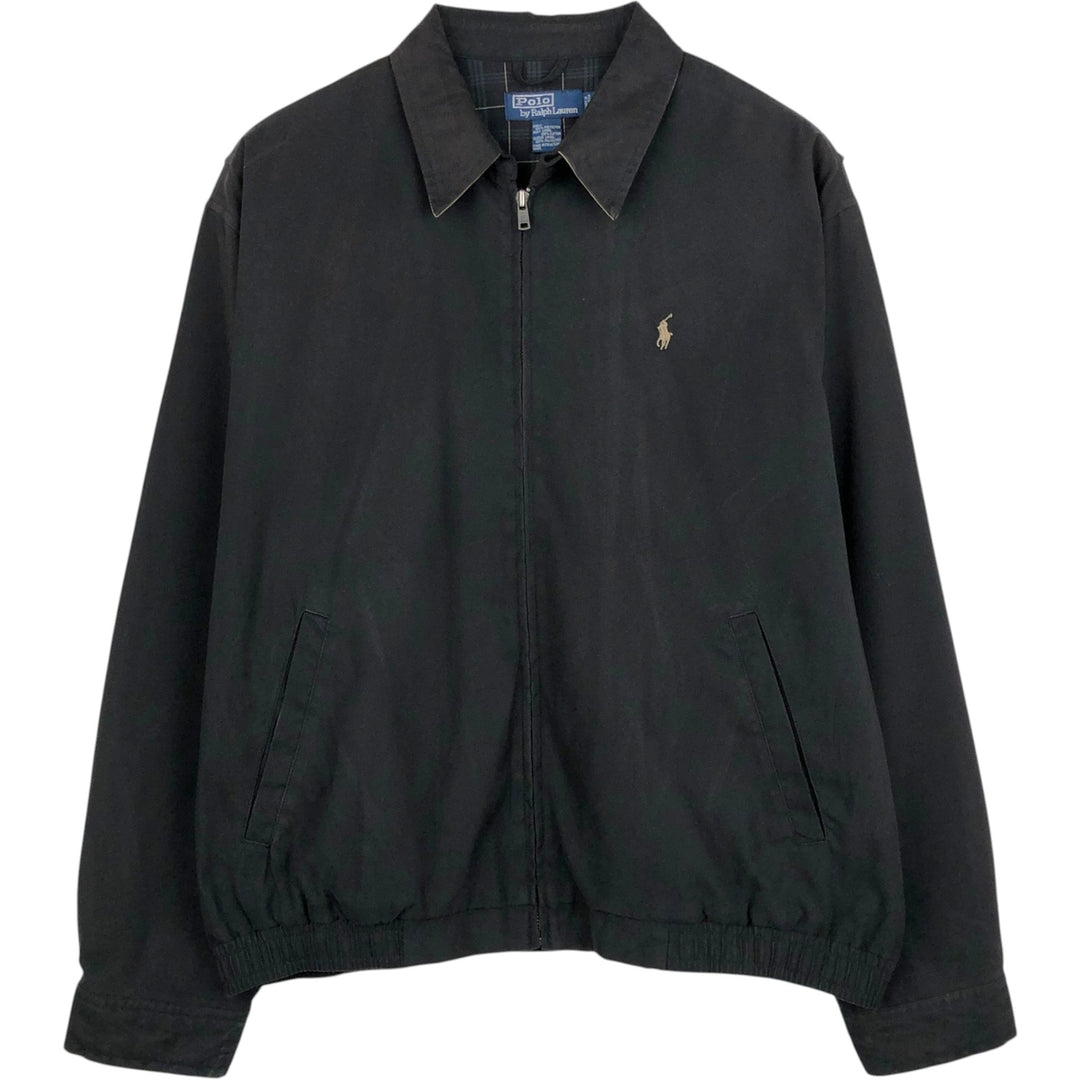 Ralph Lauren POLO by Ralph Lauren Swing Top Sports Jacket Men's L size polyester black type Vintage Second Hand