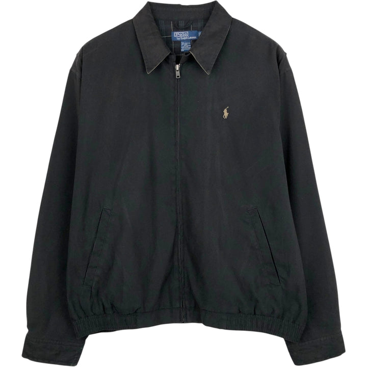 Ralph Lauren POLO by Ralph Lauren Swing Top Sports Jacket Men's L size polyester black type Vintage Second Hand