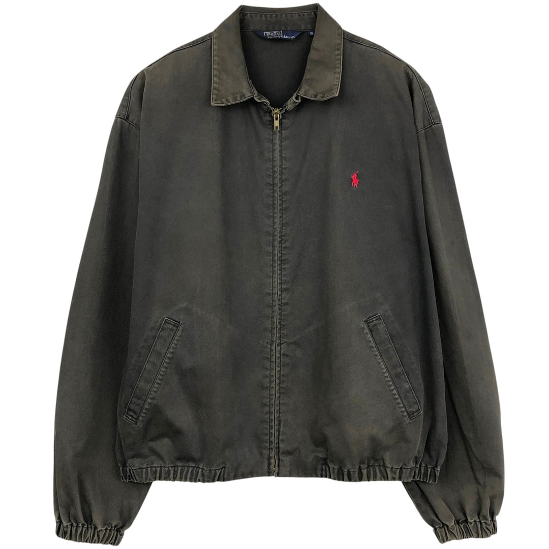 Ralph Lauren POLO by Ralph Lauren Swing Top Sports Jacket Men's XL cotton Charcoal Vintage Second Hand