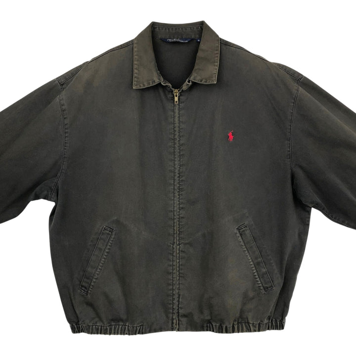 Ralph Lauren POLO by Ralph Lauren Swing Top Sports Jacket Men's XL cotton Charcoal Vintage Second Hand