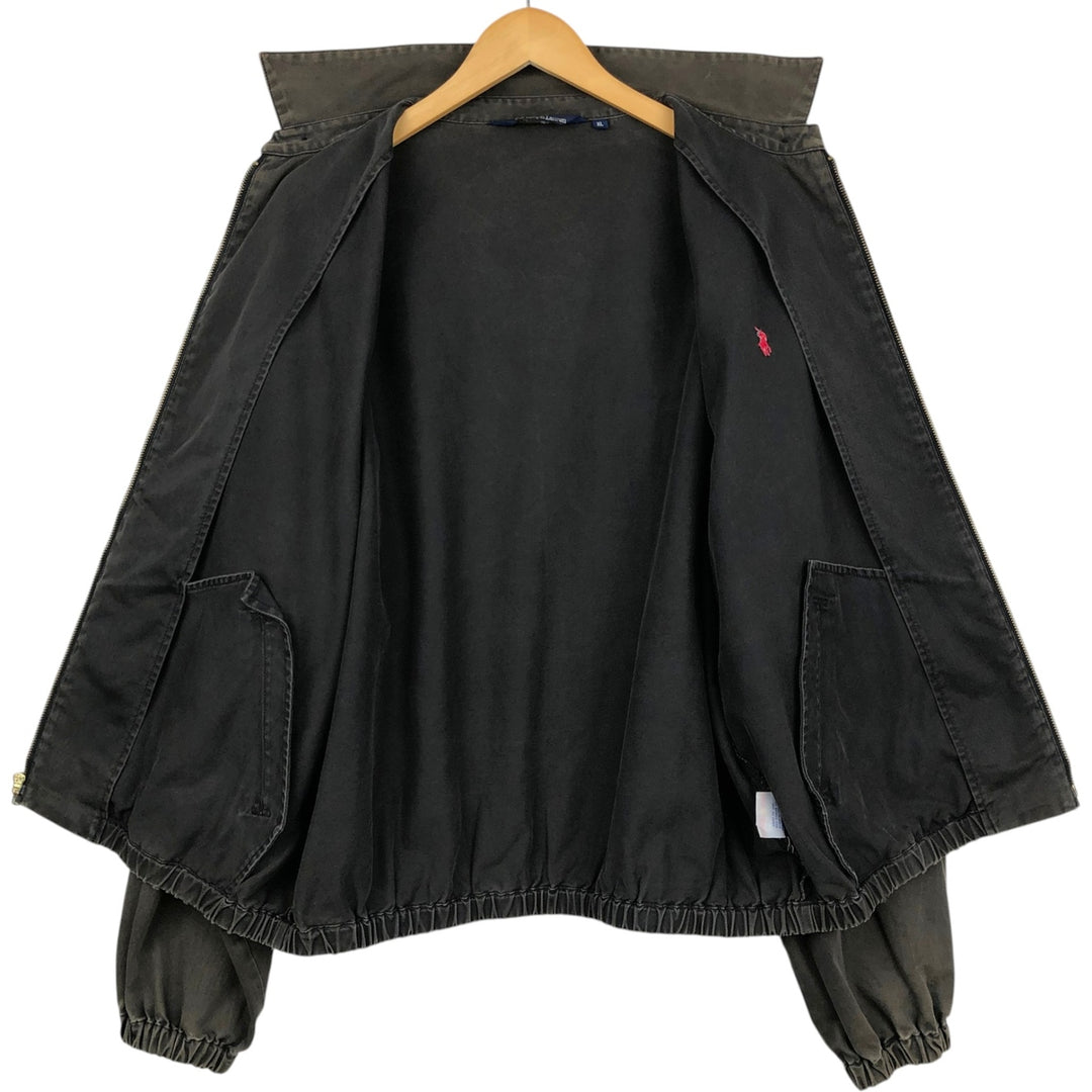 Ralph Lauren POLO by Ralph Lauren Swing Top Sports Jacket Men's XL cotton Charcoal Vintage Second Hand