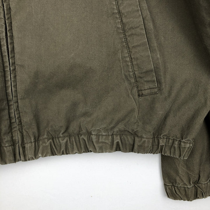 80'S Ralph Lauren CHAPS swing top sports jacket, men's size L, vintage cotton Khaki type Vintage Second Hand