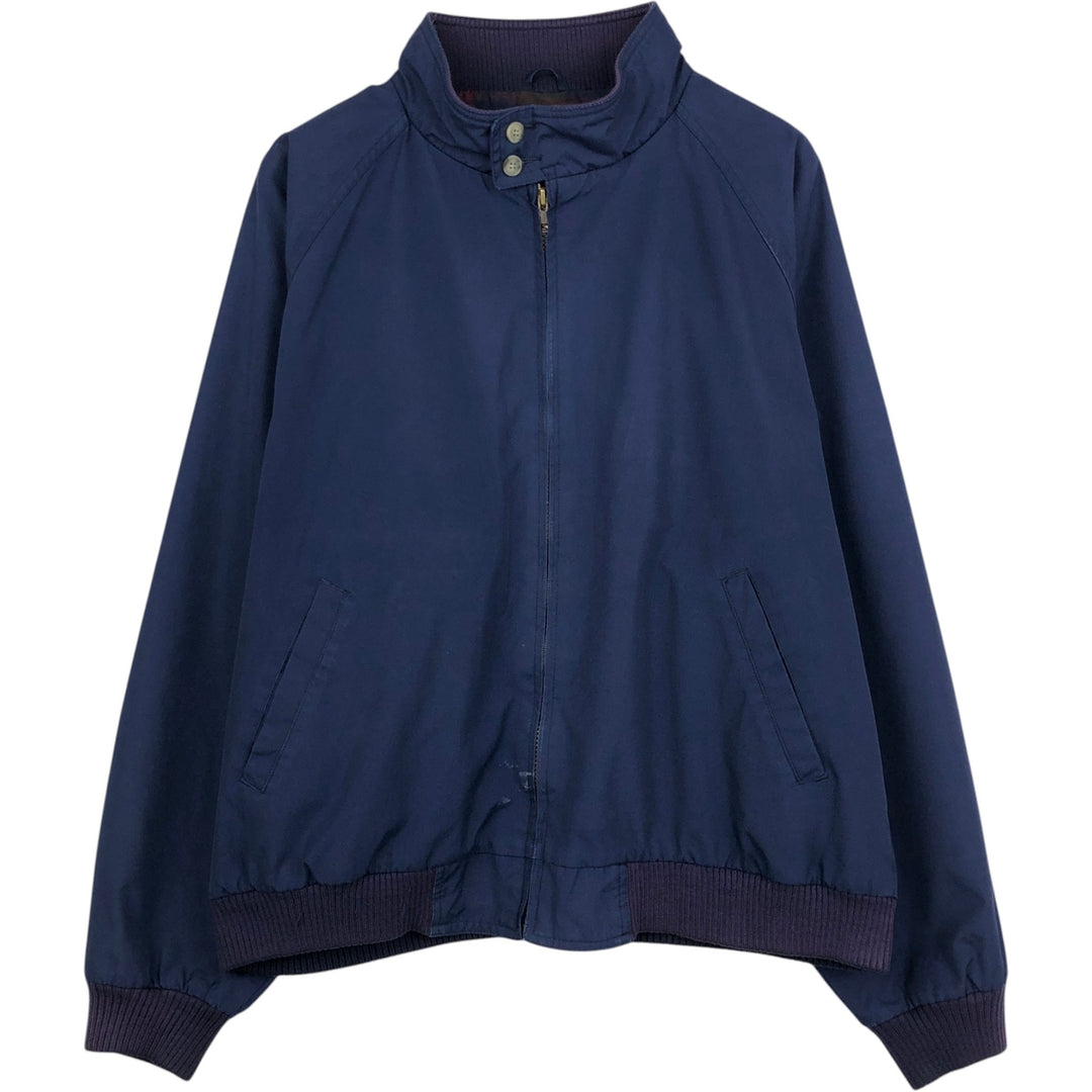 80s-90'S Eddie Bauer Harrington Jacket, Swing Top, Black Tag, Men's Size L (Equivalent), Vintage polyester navy blue type Vintage Second Hand
