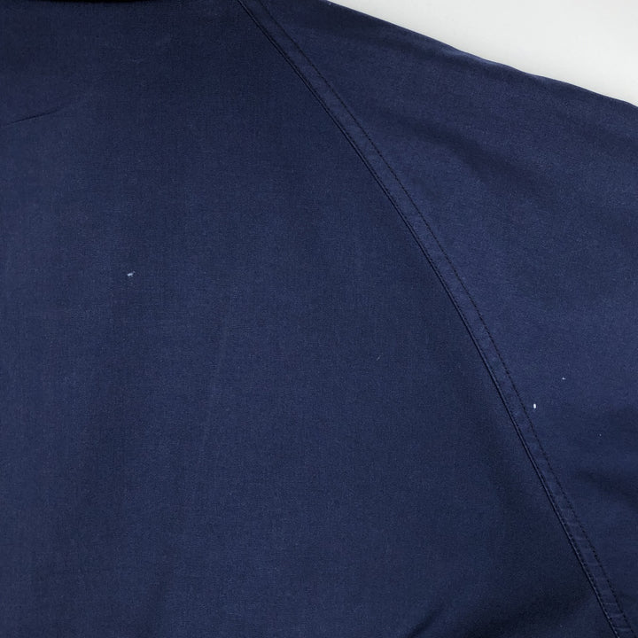 80s-90'S Eddie Bauer Harrington Jacket, Swing Top, Black Tag, Men's Size L (Equivalent), Vintage polyester navy blue type Vintage Second Hand