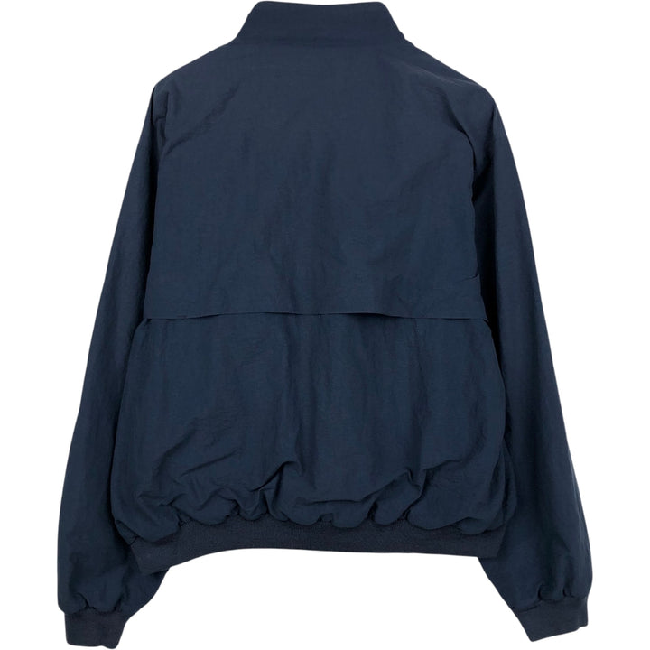 ~90'S LL Bean Harrington Jacket Swing Top Men's Size L Vintage Nylon navy blue type Vintage Second Hand