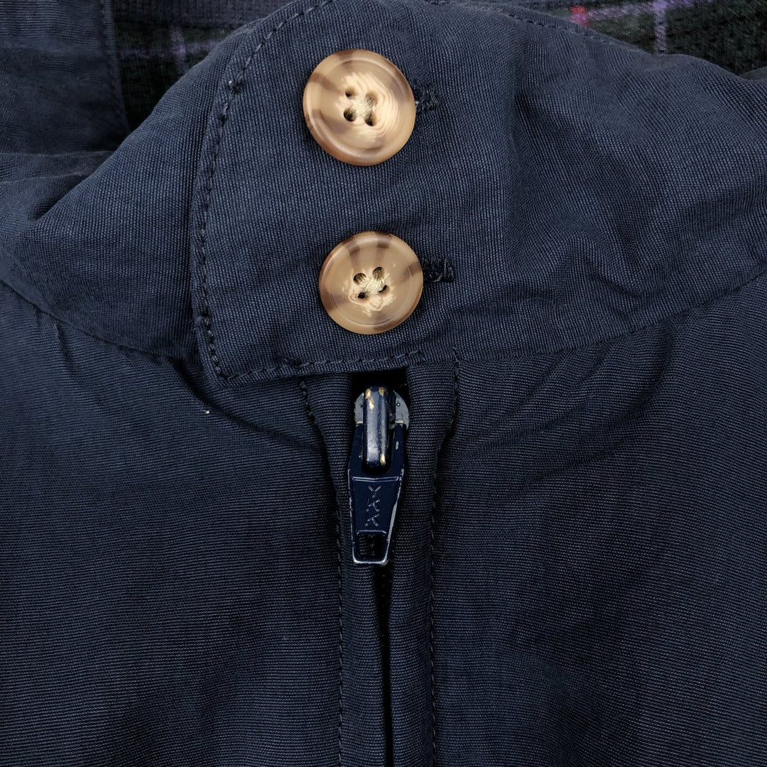 ~90'S LL Bean Harrington Jacket Swing Top Men's Size L Vintage Nylon navy blue type Vintage Second Hand
