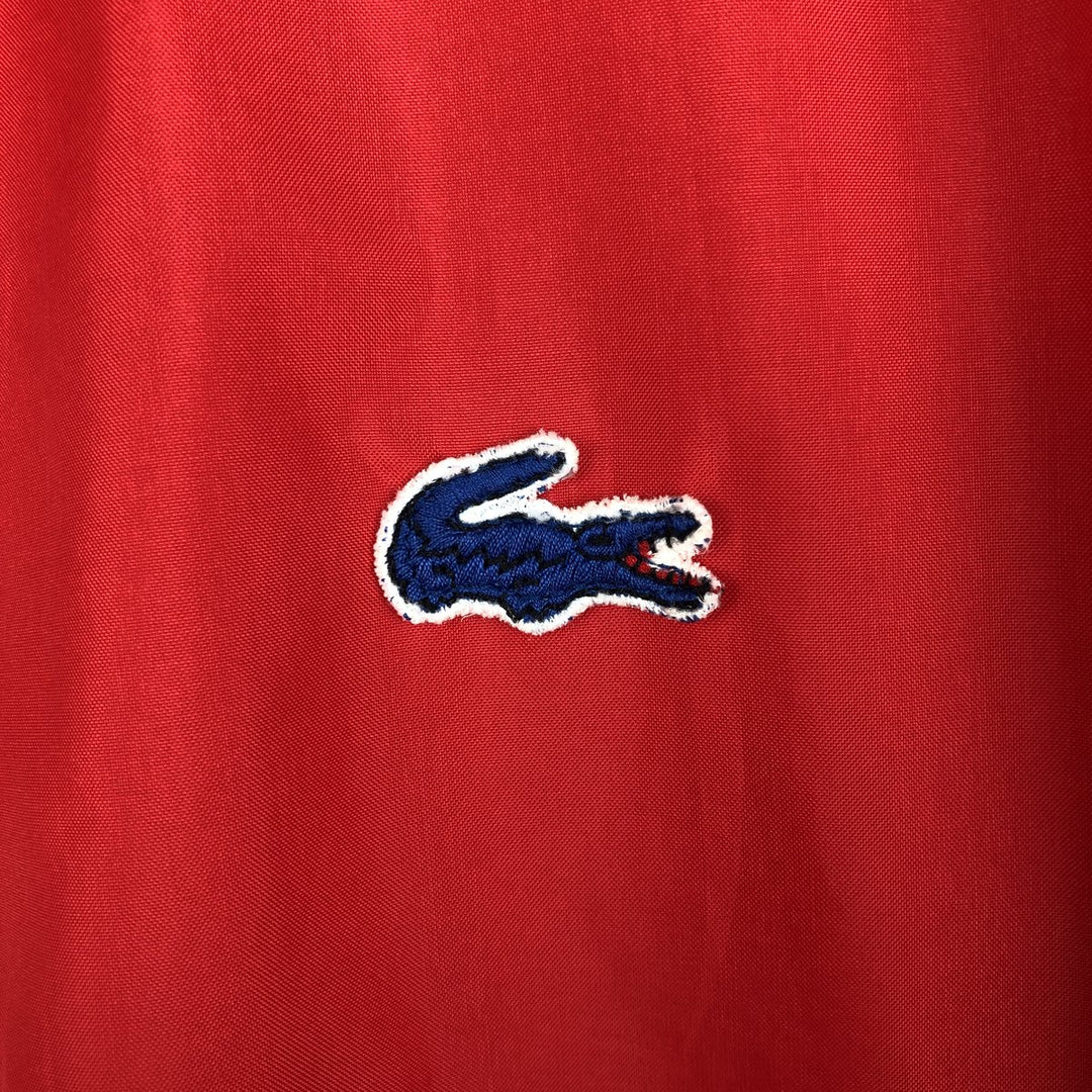 1970'S Lacoste IZOD Coach Jacket, Men's Size L (approx.), Vintage unclear red type Vintage Second Hand