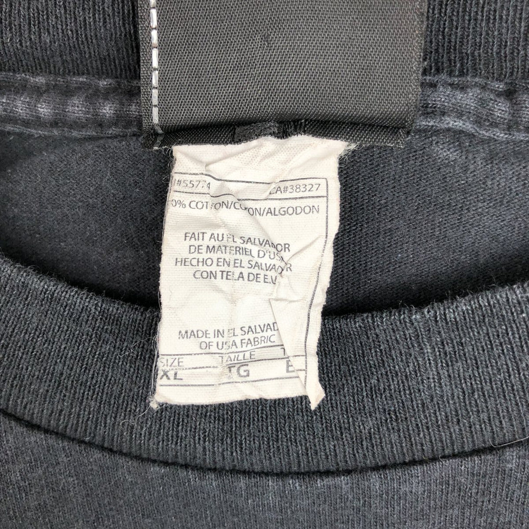 Harley-Davidson Motorcycle Bike T-shirt, Men's XL size cotton black type Vintage Second Hand