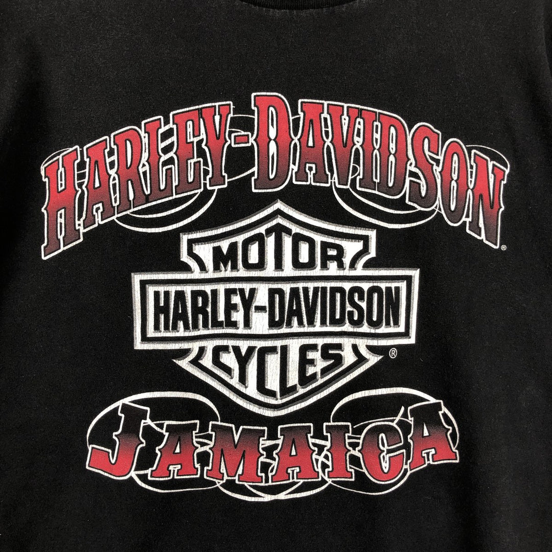 Harley-Davidson Motorcycle Bike T-shirt, Men's XL size cotton black type Vintage Second Hand