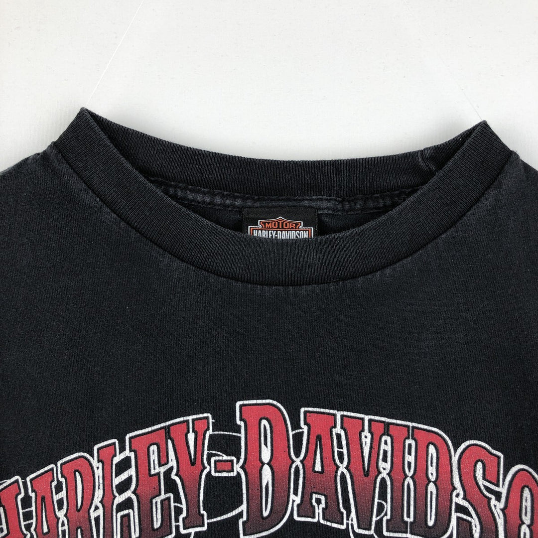 Harley-Davidson Motorcycle Bike T-shirt, Men's XL size cotton black type Vintage Second Hand