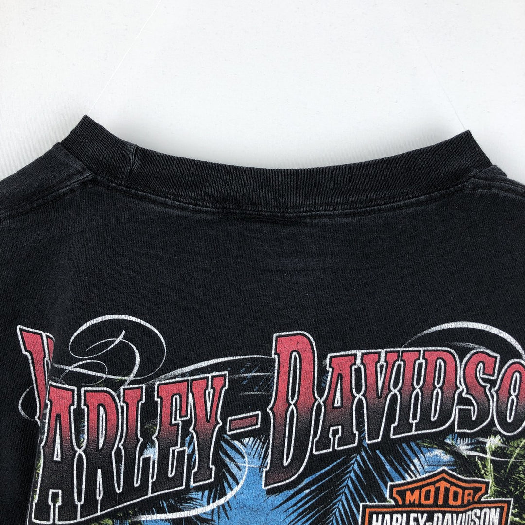 Harley-Davidson Motorcycle Bike T-shirt, Men's XL size cotton black type Vintage Second Hand