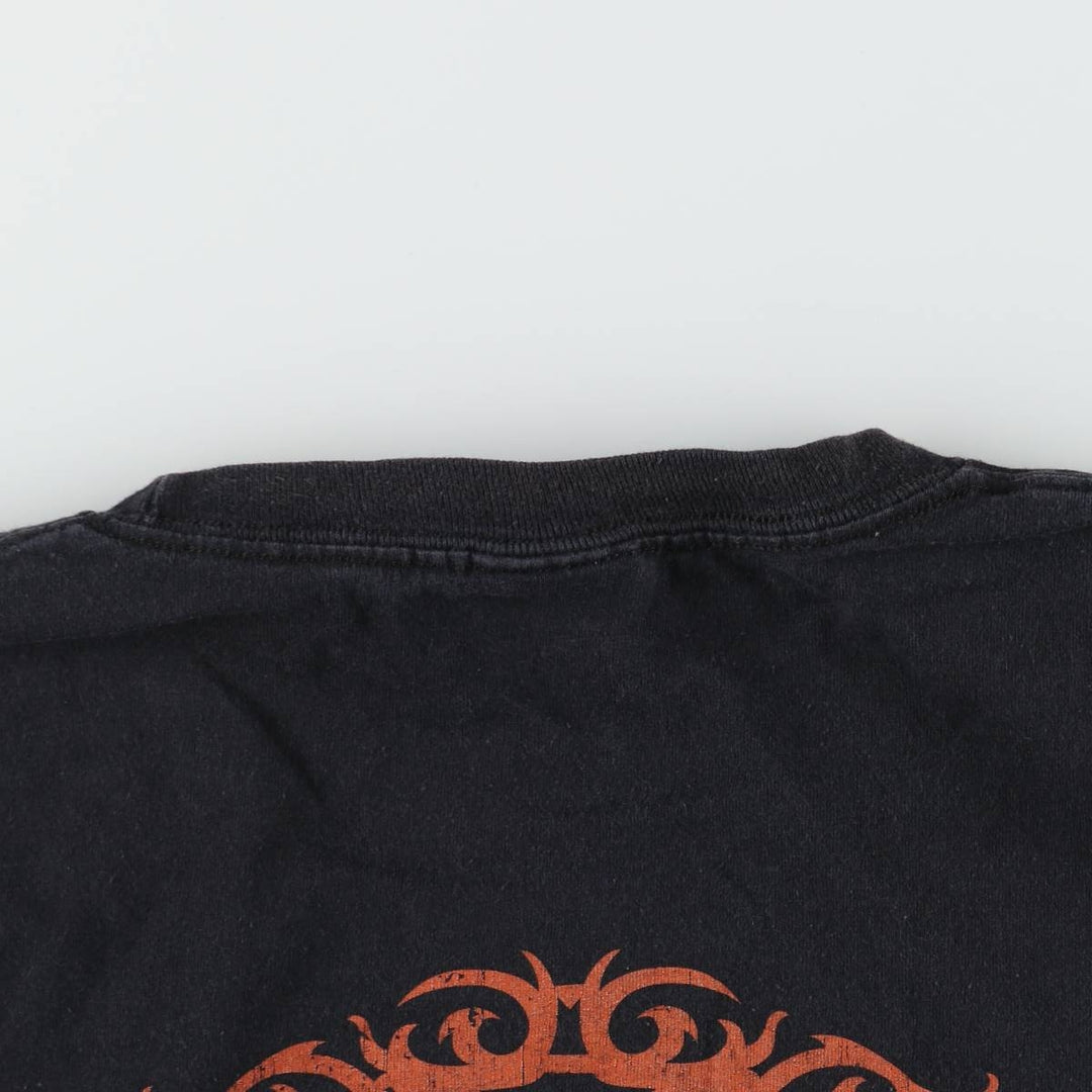 Harley-Davidson Motorcycle Bike T-shirt, Men's XL size cotton black type Vintage Second Hand