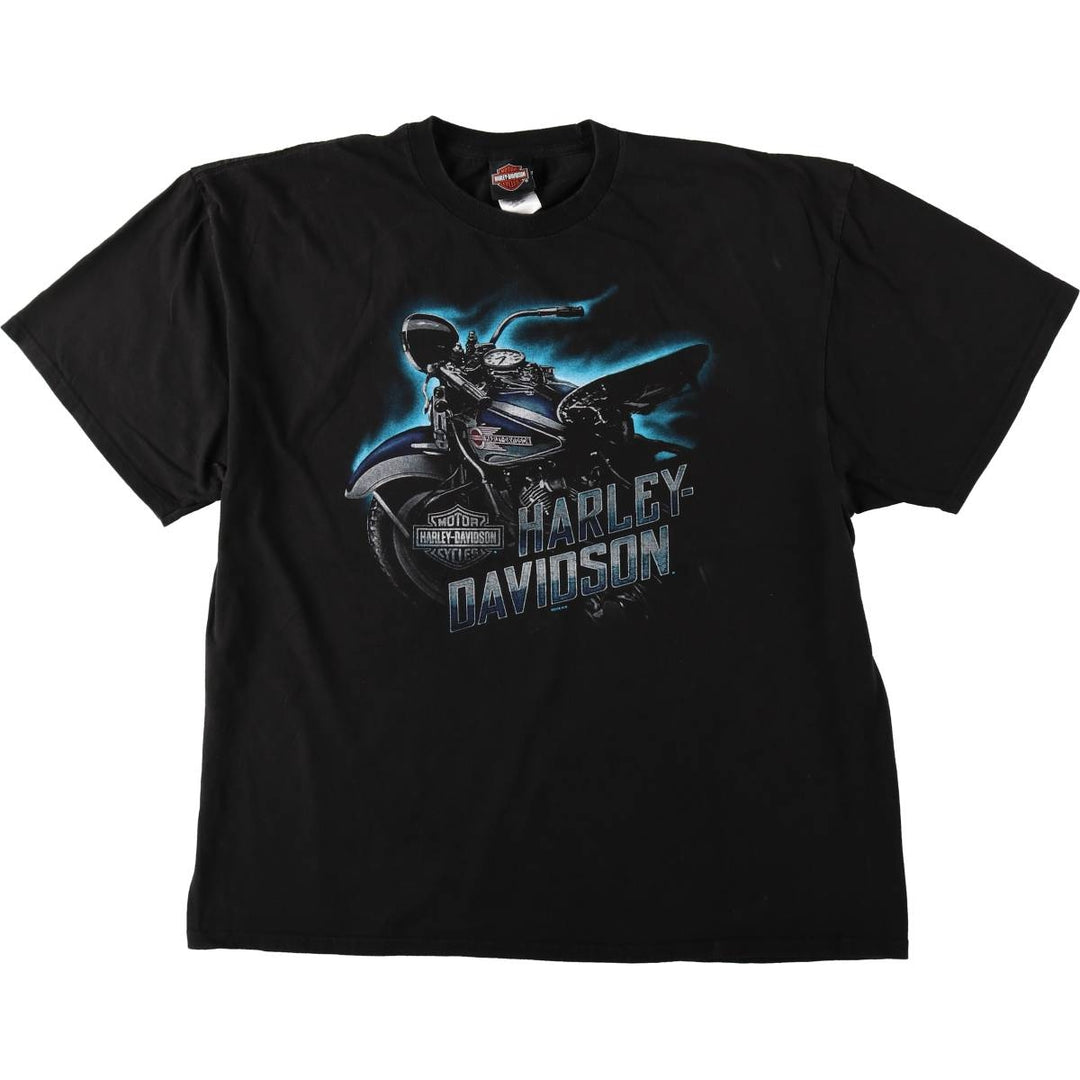 Harley-Davidson Motorcycle Bike T-shirt, Men's XXL cotton black type Vintage Second Hand
