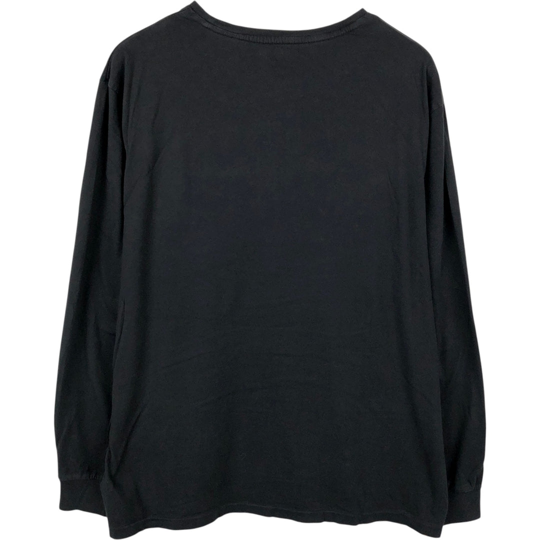 Ralph Lauren POLO RALPH LAUREN long-sleeved T-shirt, men's size XL cotton black type Vintage Second Hand