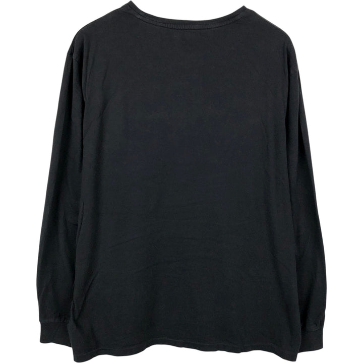 Ralph Lauren POLO RALPH LAUREN long-sleeved T-shirt, men's size XL cotton black type Vintage Second Hand