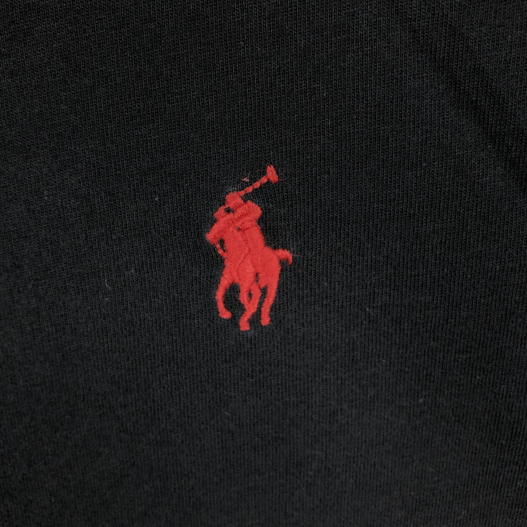 Ralph Lauren POLO RALPH LAUREN long-sleeved T-shirt, men's size XL cotton black type Vintage Second Hand