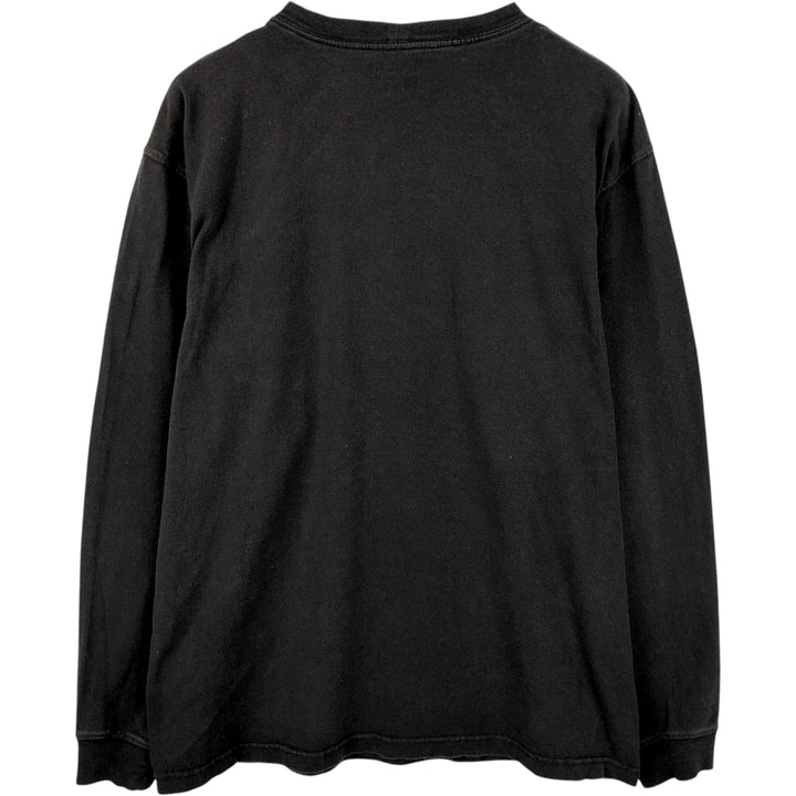 Carhartt Loose Fit Solid Pocket Long T-Shirt, Men's Size L cotton black type Vintage Second Hand