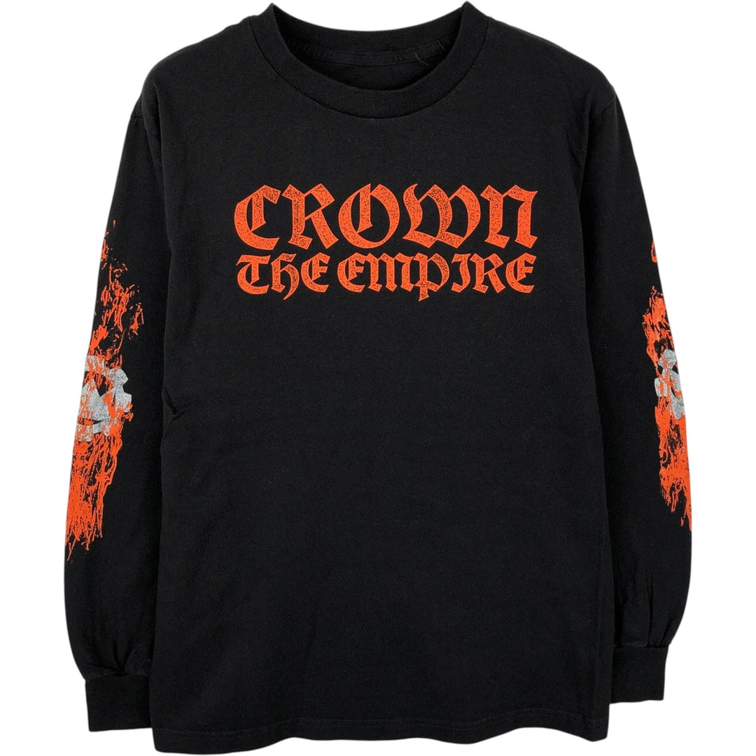 CROWN THE EMPIRE Band T-shirt (Men's size S) unclear black type Vintage Second Hand