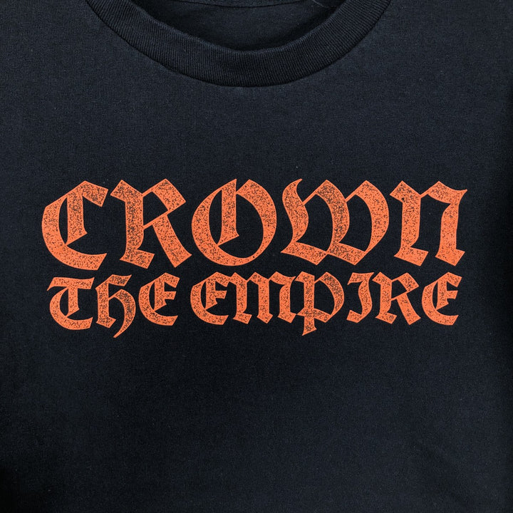 CROWN THE EMPIRE Band T-shirt (Men's size S) unclear black type Vintage Second Hand
